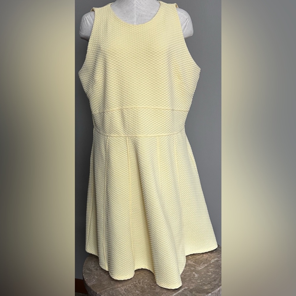 Cato Cream Textured Mini Dress
